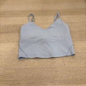 BARELY USED Lululemon Align Cropped Cami Tank Windmill Size 2